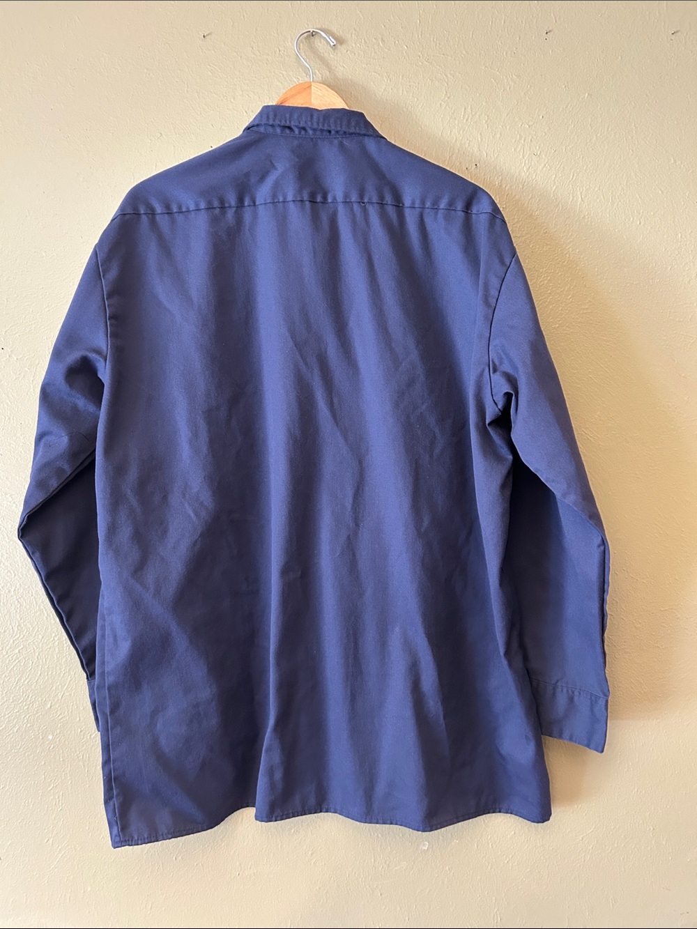 Dickies Dark Blue Button-Up Work Shirt - Picture 4 of 4